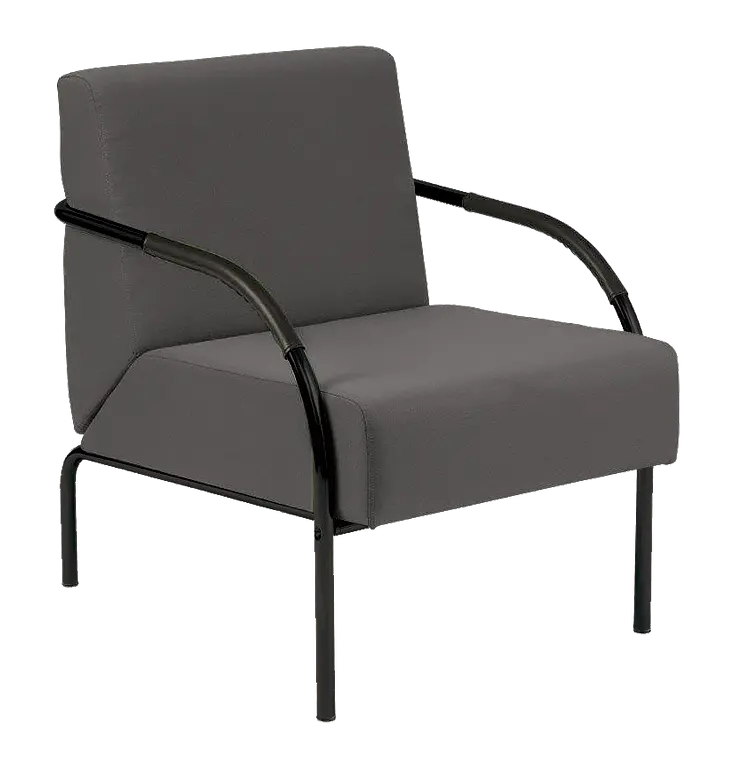 SPA 1 černý lak, látka SUE S 24 - látka tmavě šedá